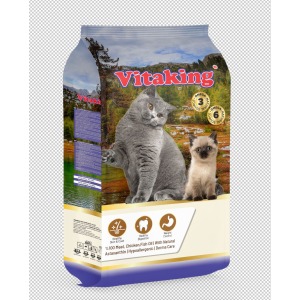 Vitaking Yetişkin  Kedi Maması Kuzulu 10K